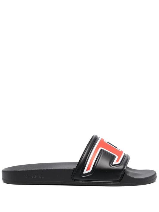 Diesel Sa-Mayemi D logo-embossed sildes