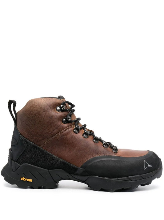 ROA leather lace-up boots