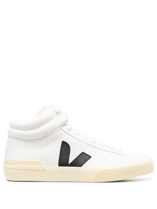 VEJA logo-patch hi-top sneakers