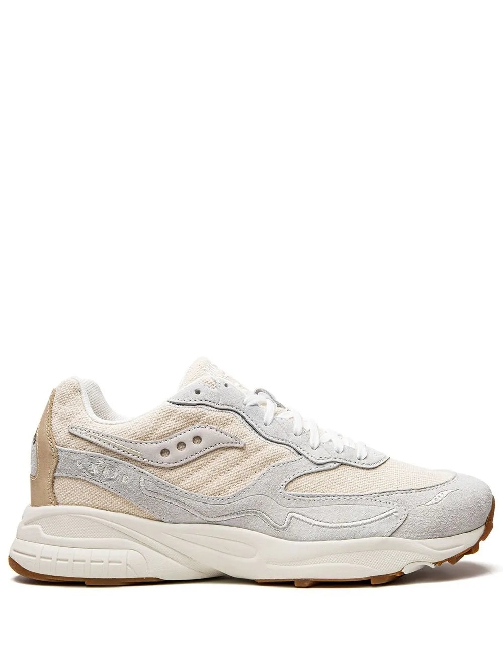 Saucony 3D Grid Hurricane "Blank Canvas" sneakers