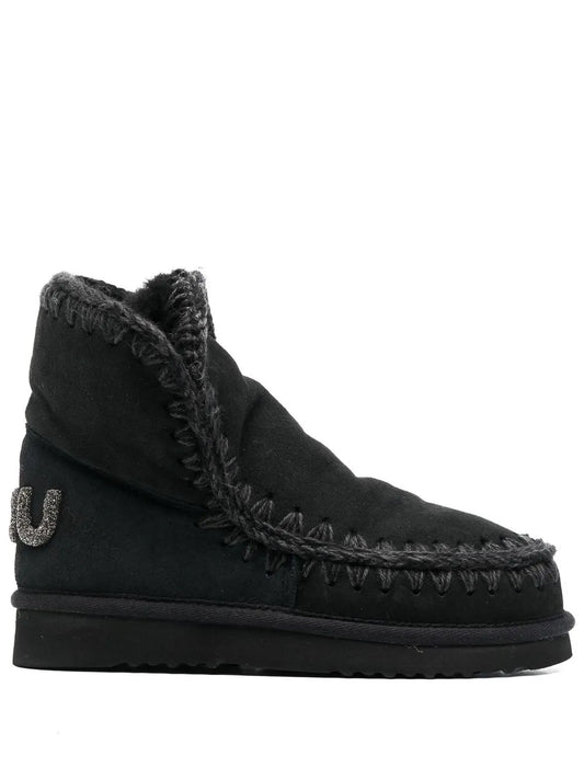Mou Eskimo glitter logo ankle boots