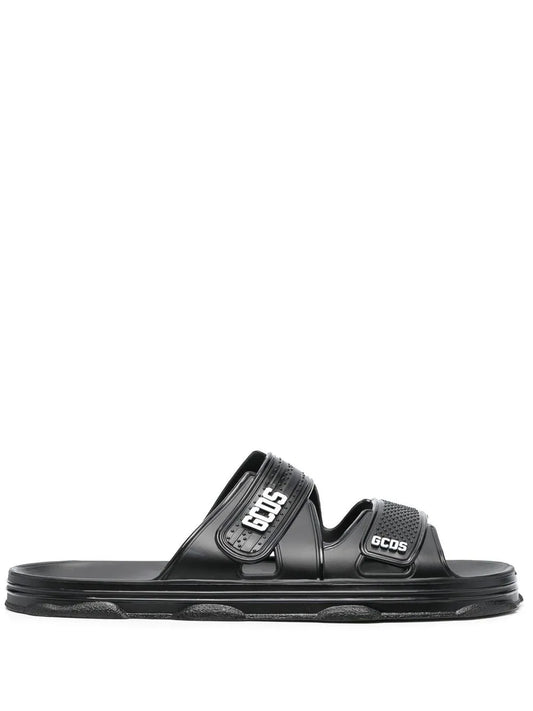 GCDS logo-detail open-toe slides 