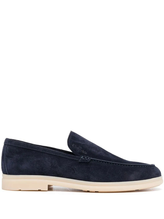 Church's topstitched suede loafers