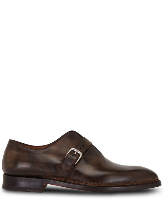 Bontoni buckled leather shoes