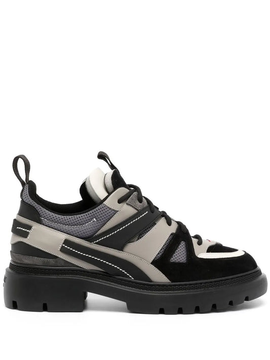 Bally panelled lace-up shoes