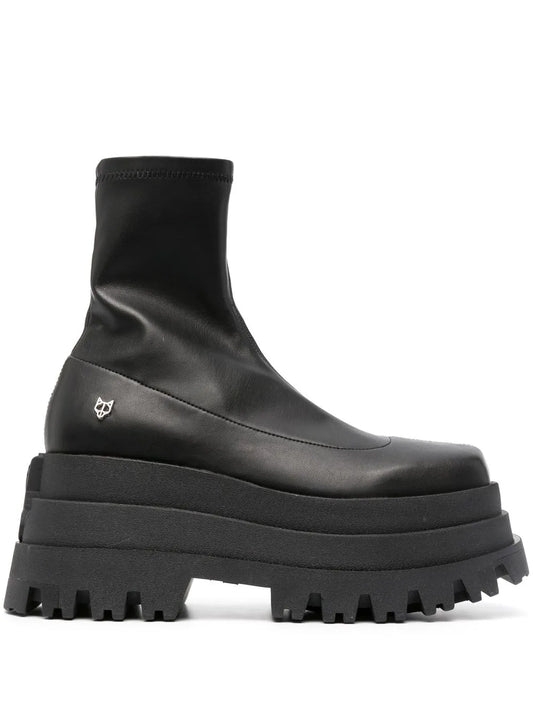 NAKED WOLFE Sassy platform ankle boot