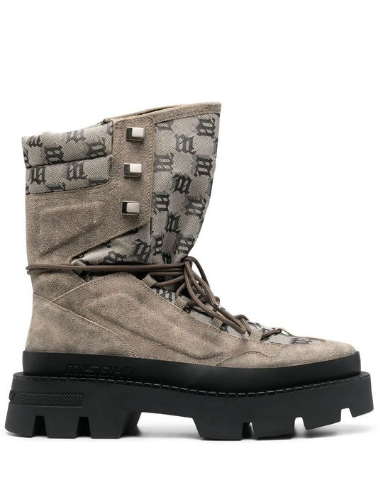 MISBHV logo-print hight-top sneakers