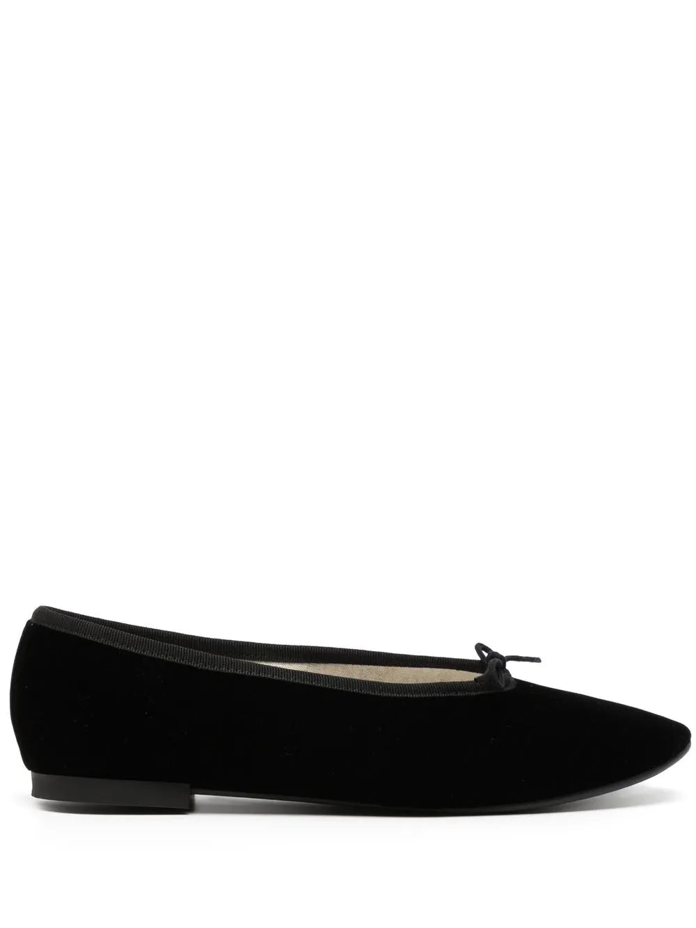 Repetto velvet-effect ballerina shoes