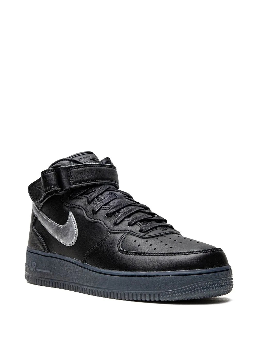 Nike Air Force 1 Mid "Black/Metallic Silver" sneakers