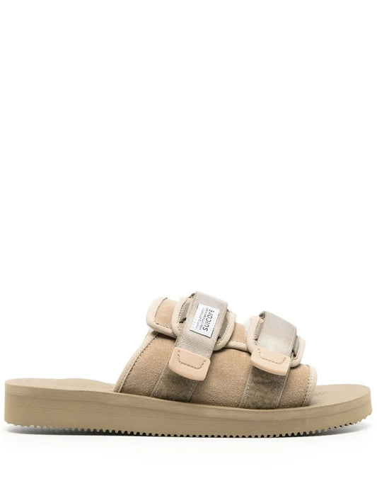 Suicoke logo-patch slip-on sandals 