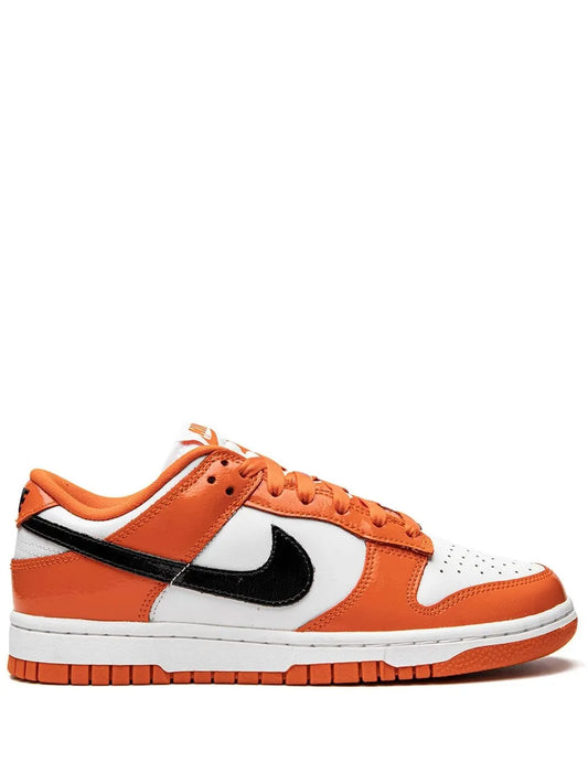 Nike Dunk Low "Orange/Black Patent Leather" sneakers