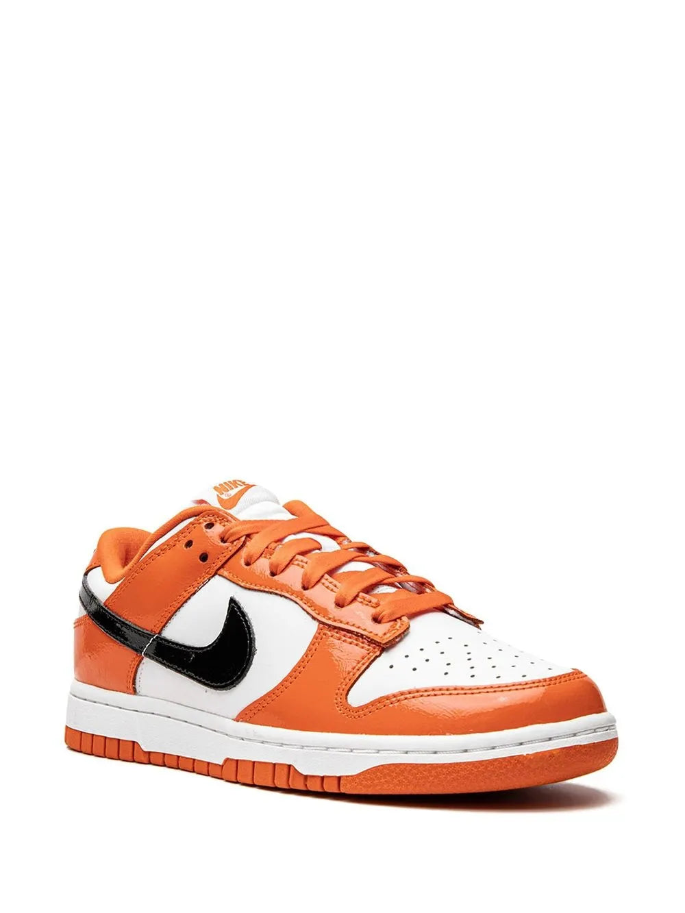 Nike Dunk Low "Orange/Black Patent Leather" sneakers