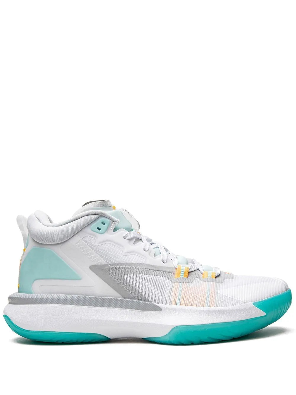 Jordan Zion 1 "White/Dynamic Turquoise" sneakers