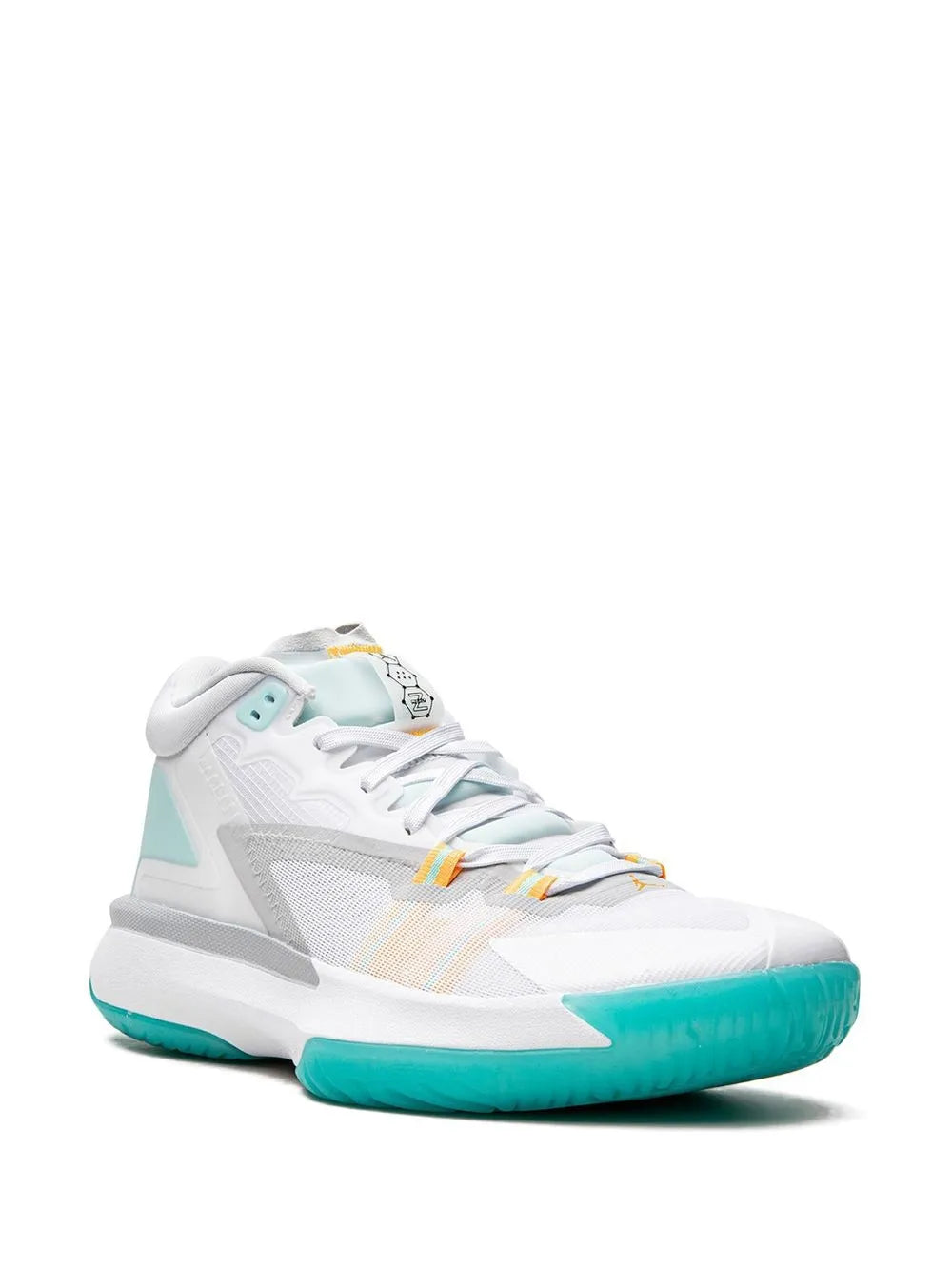 Jordan Zion 1 "White/Dynamic Turquoise" sneakers