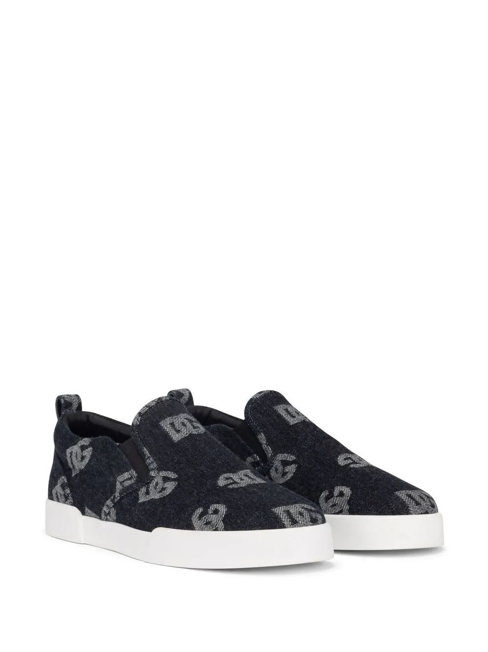 Dolce & Gabbana monogram jacquard slip-on sneakers