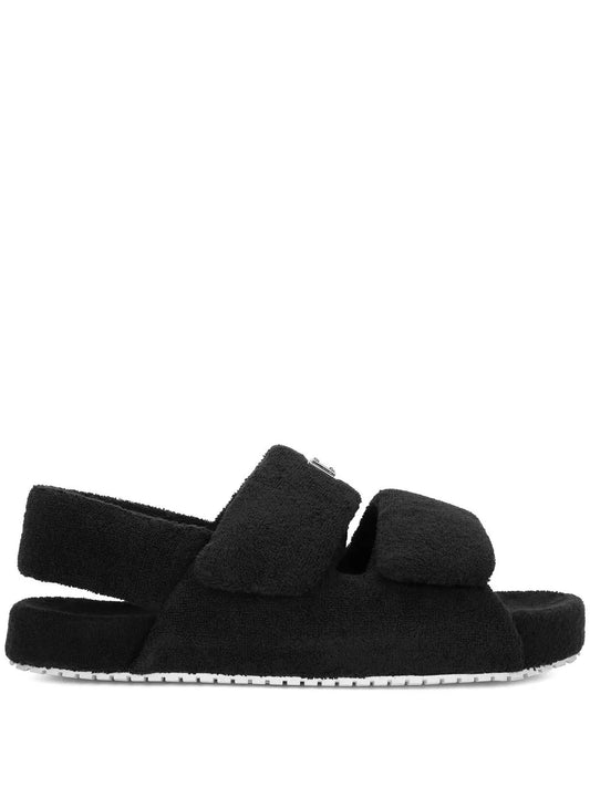 Dolce & Gabbana faux-fur sandals