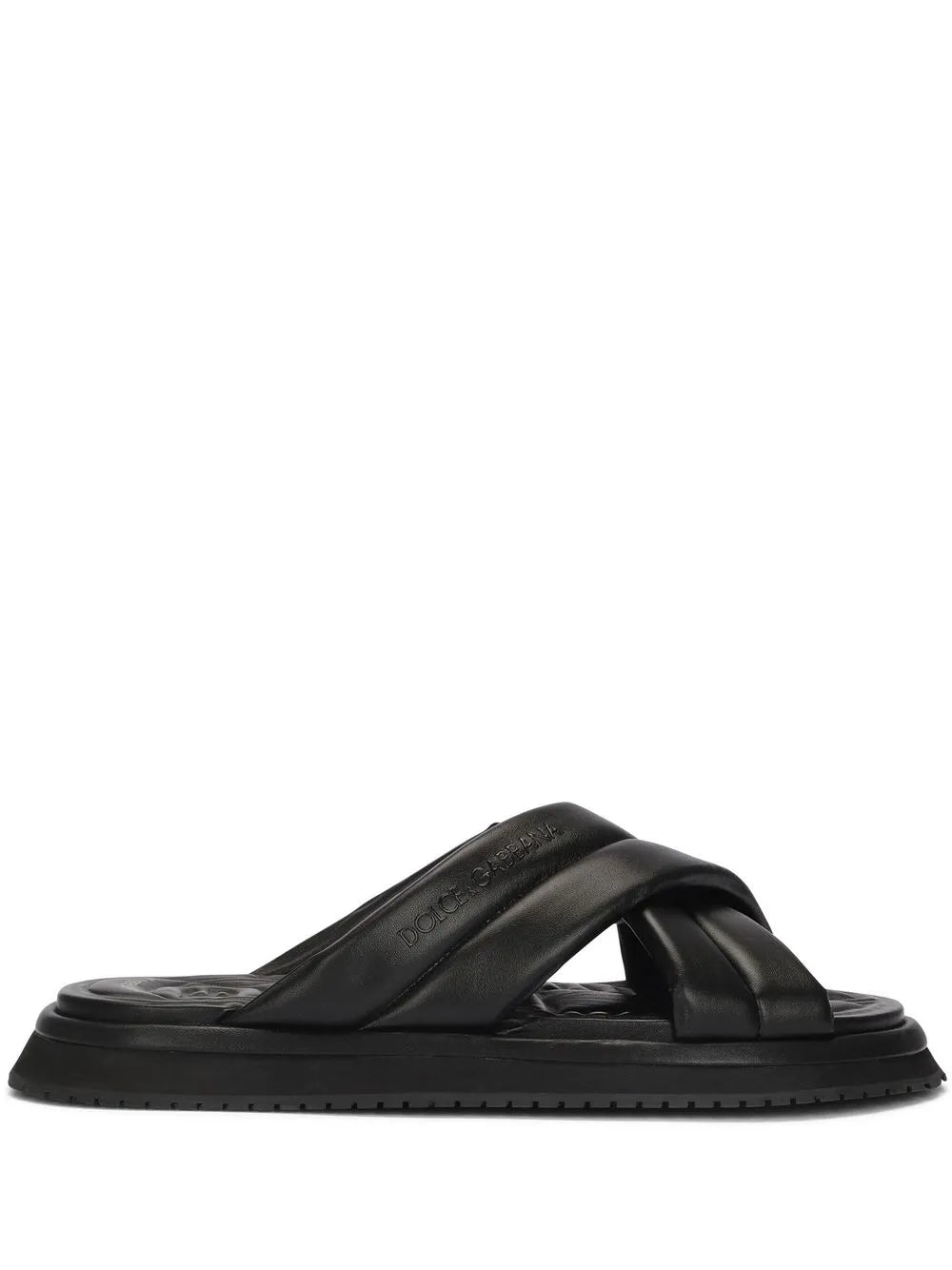 Dolce & Gabbana crossover-strap flat sandals