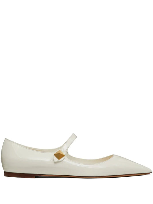Valentino Garavani Tiptoe patent leather ballerinas