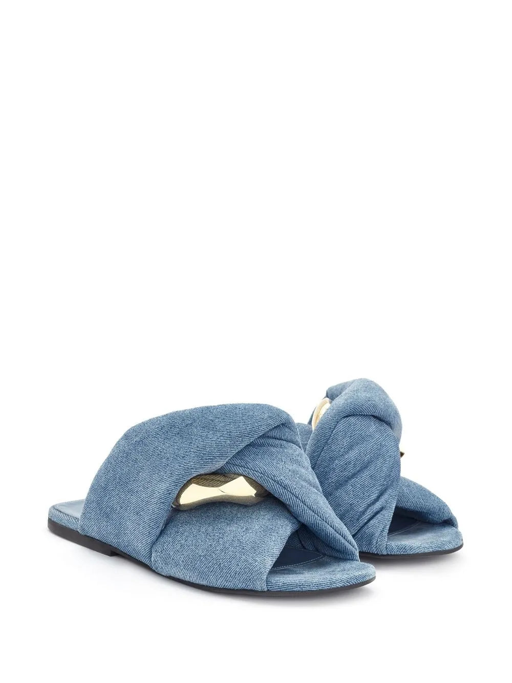 JW Anderson Chain Twist denim flats 