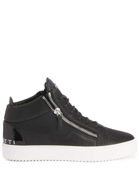 Giuseppe Zanotti zip-details leather sneakers 