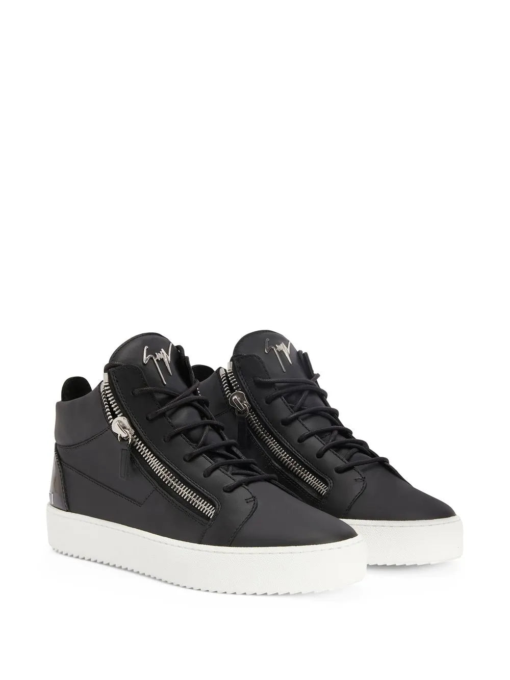 Giuseppe Zanotti zip-details leather sneakers 
