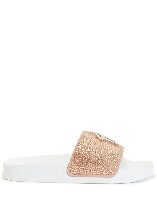 Giuseppe Zanotti Brett embellished slides