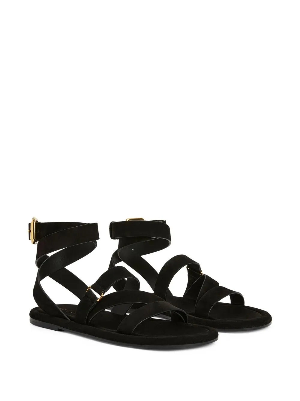 Giuseppe Zanotti Aymon buckled suede sandals