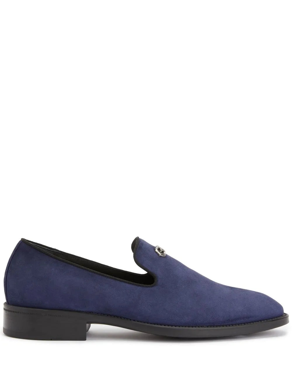Giuseppe Zanotti Imrham logo-plaque suede loafers