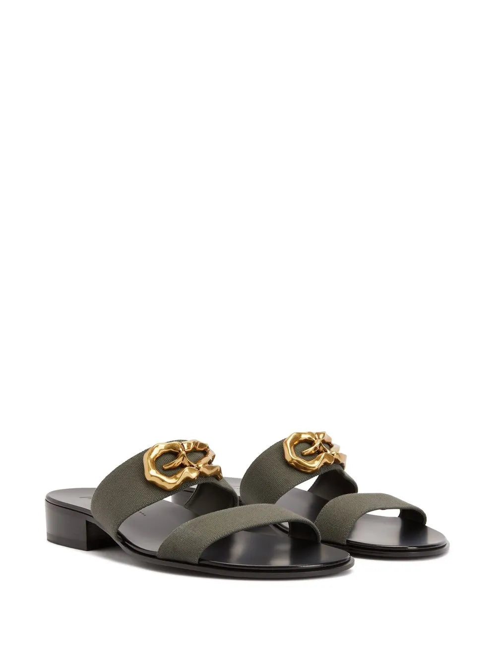 Giuseppe Zanotti Gregorie logo-plaque sandals 