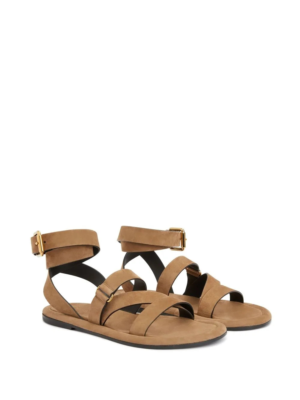 Giuseppe Zanotti Aymon wraparound suede sandals