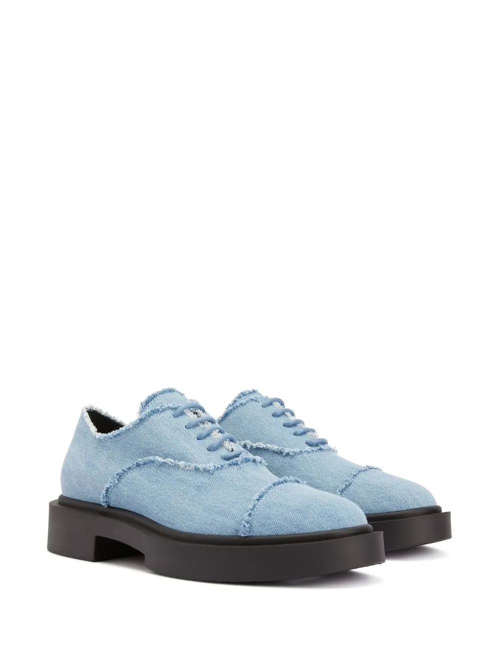 Giuseppe Zanotti Adric denim lace-up shoes