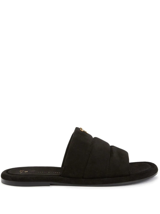 Giuseppe Zanotti Harmande quilted suede slides