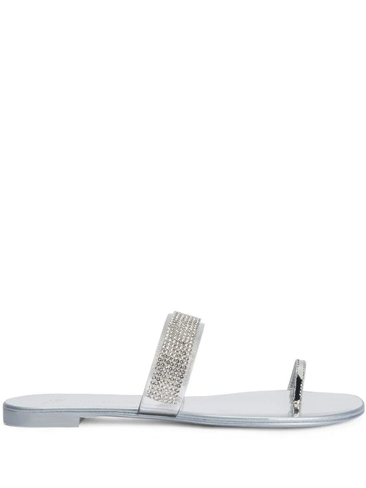 Giuseppe Zanotti Erwan gem-detail flat sandals