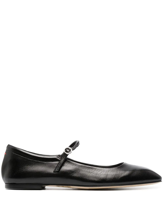 Aeyde Maryjane leather ballerina shoes 