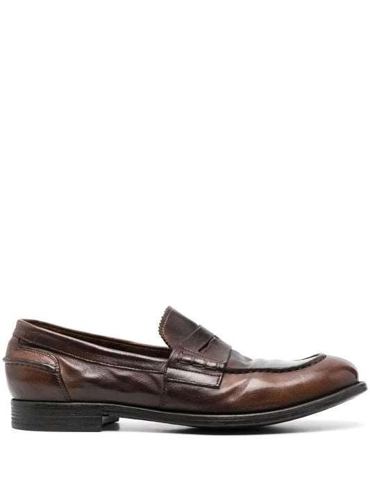 Officine Creative Chronicle leather Penny loafers 