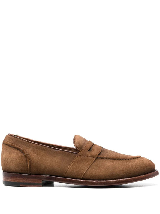 Officine Creative Temple suede Penny loafers