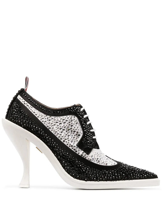 Thom Browne crystal-embellished 105mm derby shoes