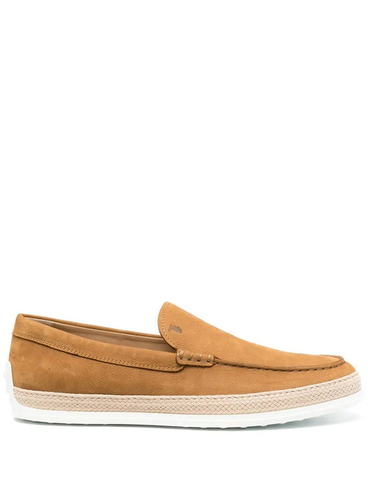 Tod's suede slip-on loafers