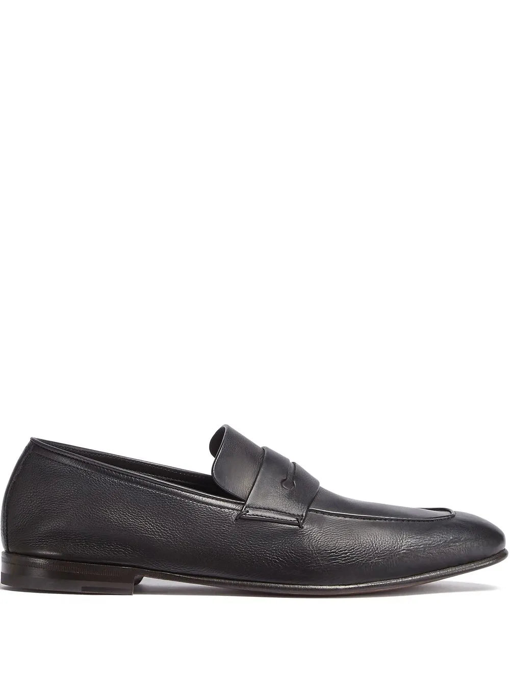 Zegna L'Asola leather loafers