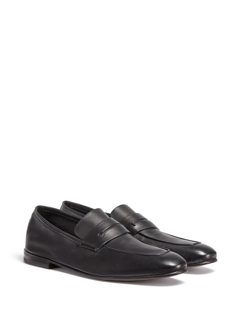 Zegna L'Asola leather loafers