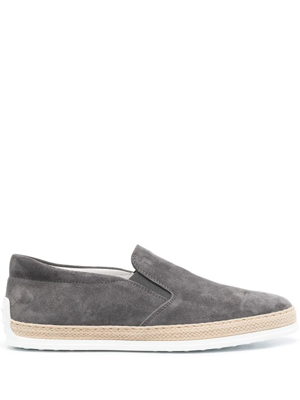 Tod's suede slip-on loafers