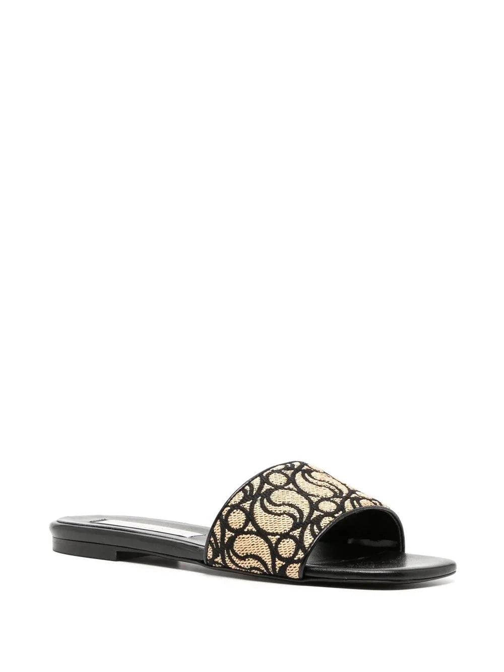 Stella McCartney monogram-pattern open-toe slides