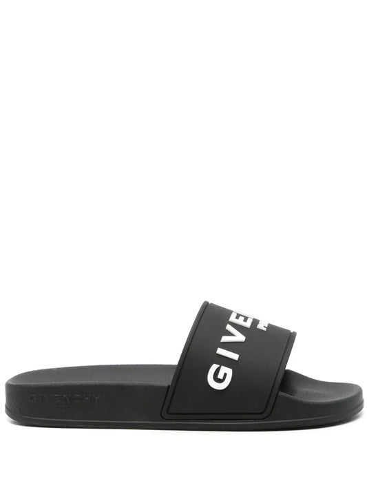 Givenchy embossed-logo slides