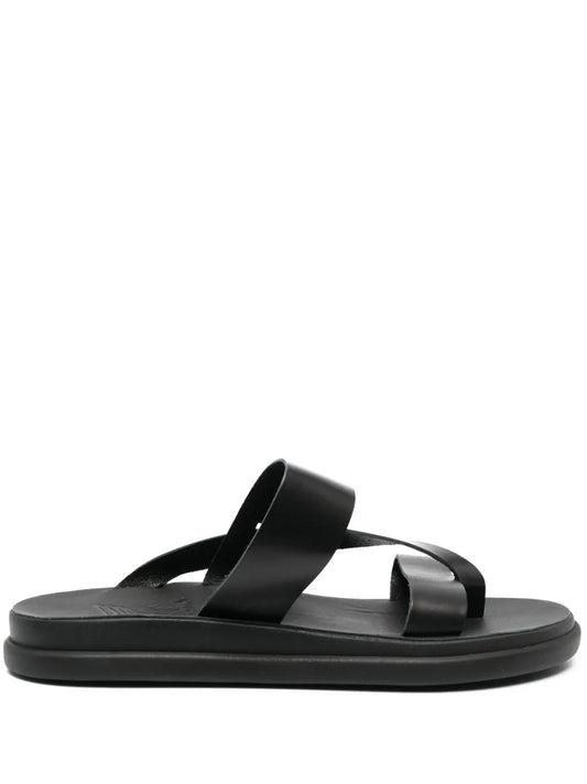 Ancient Greek Sandals Simos leather slides 