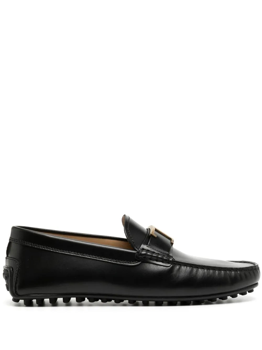 Tod's logo-plaque leather loafers