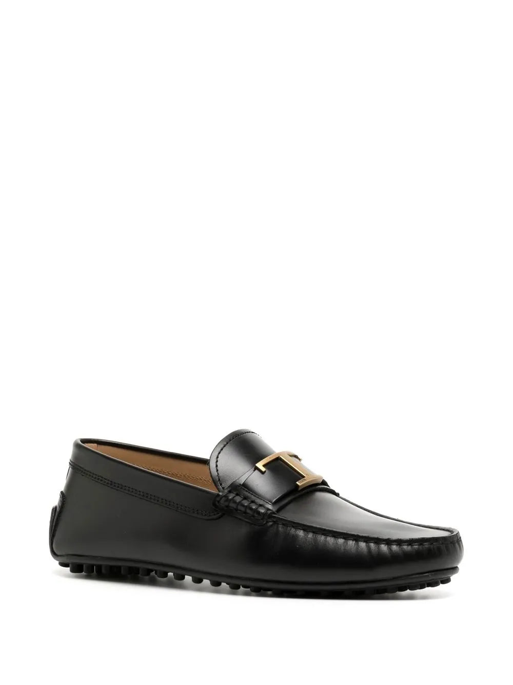 Tod's logo-plaque leather loafers