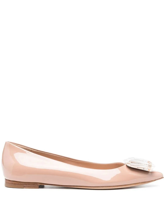 Gianvito Rossi crystal-embellished Jaipur 15mm pumps