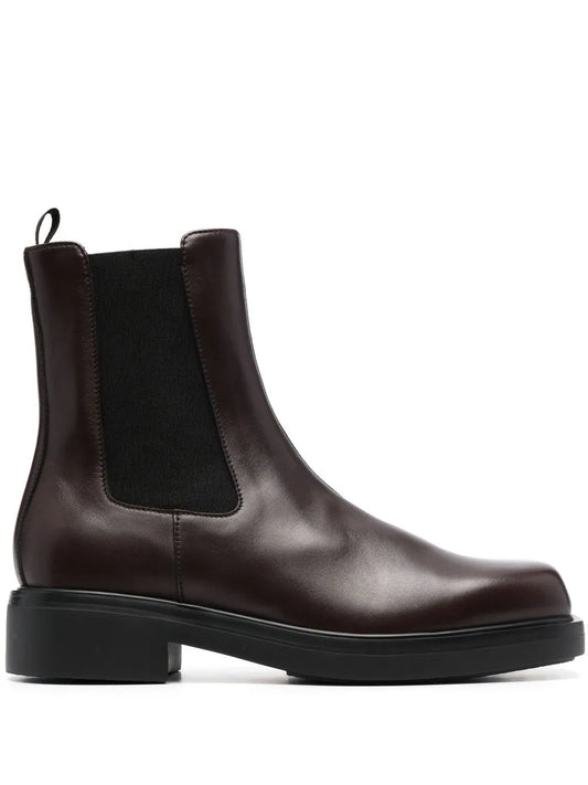 Prada square-toe chelsea ankle boots