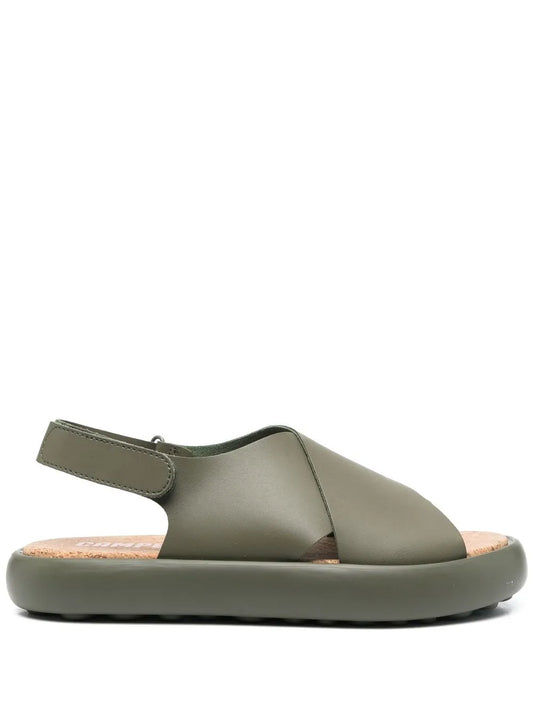 Camper cross-strap chunky sole sandals