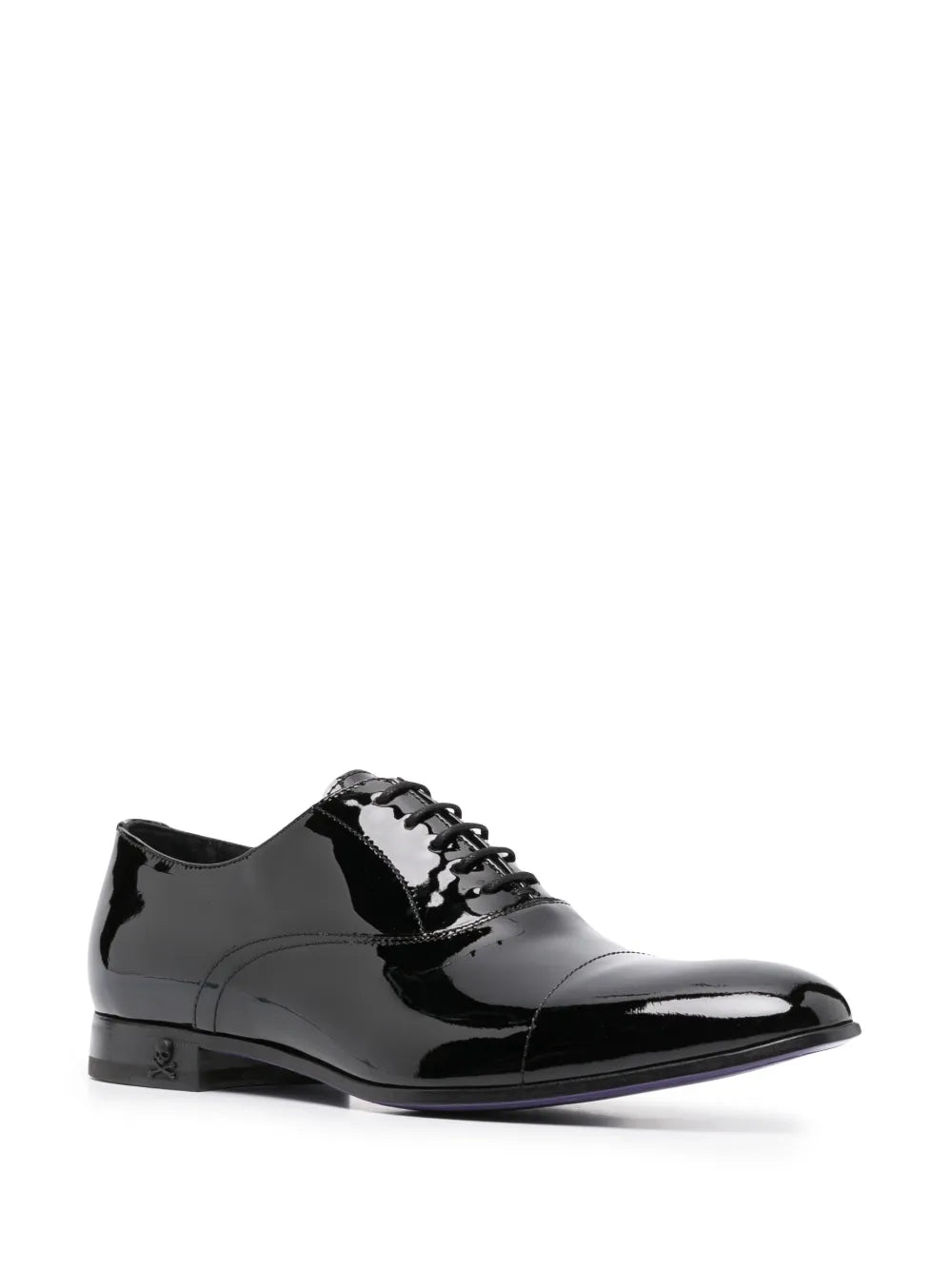 Philipp Plein patent-leather Oxford shoes